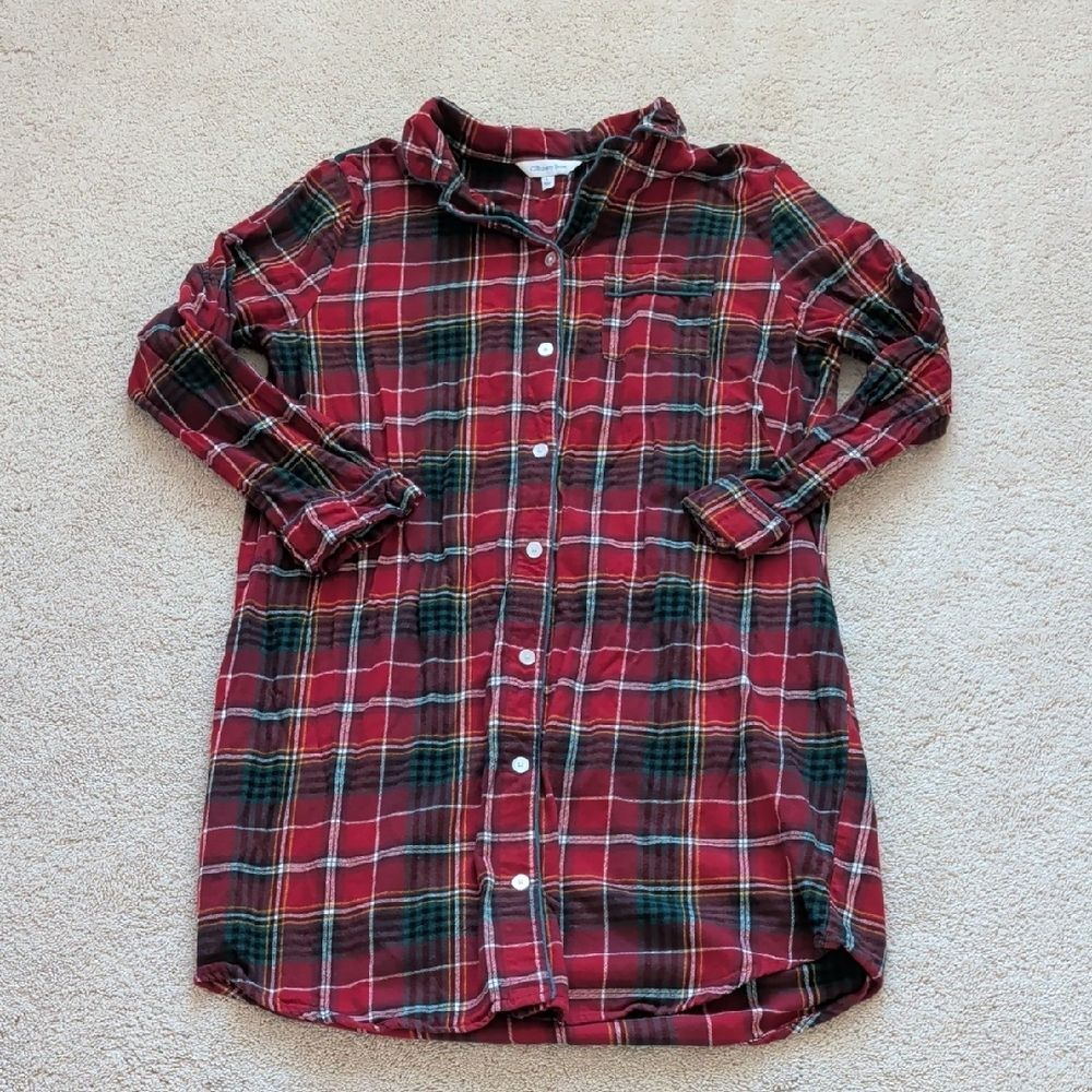The Company Store Plaid Robe Size L